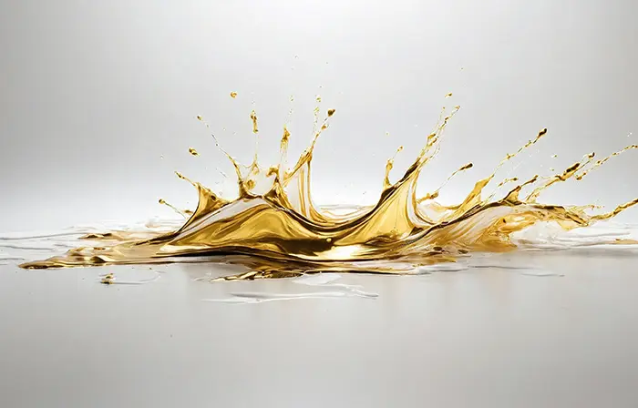 Elegant Golden Flow Wallpaper image